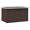vidaXL &Uacute;ložn&eacute; krabice Pozinkovan&aacute; ocel 149 x 99 x 93 cm Hněd&aacute;