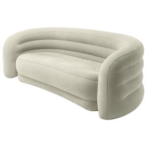 INTEX Zakřiven&aacute; Pohovka INTEX &Scaron;ed&aacute; 229 x 109 x 81 cm PVC, Rayon
