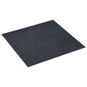 vidaXL Samolepic&iacute; podlahov&aacute; prkna Čern&yacute; mramor 30,5 x 30,5 cm 20 ks