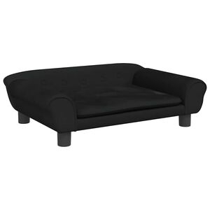 vidaXL Pel&iacute;&scaron;ek pro psy čern&yacute; 70 x 48 x 22 cm samet