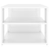 vidaXL Konferenční stolek bílý lesklý 100x50x40 cm kompozitní dřevo
