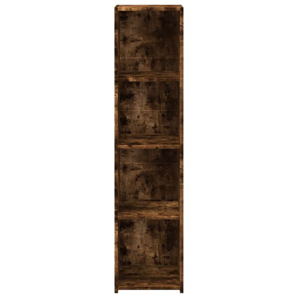 vidaXL Skříň highboard kouřový dub 30 x 41 x 124 cm kompozitní dřevo