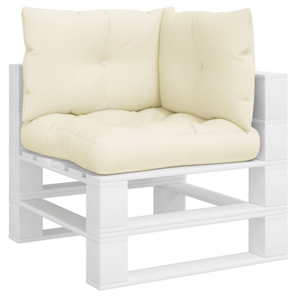 vidaXL Podu&scaron;ky na palety 3 ks kr&eacute;mov&eacute; textil