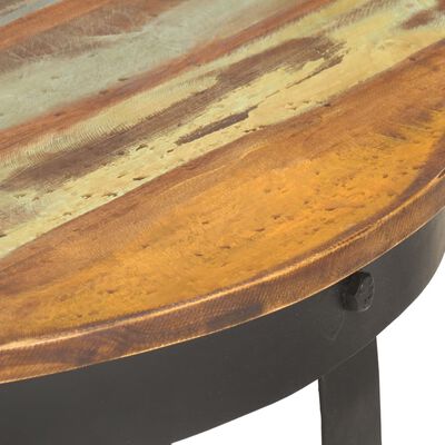 vidaXL Konferenční stolek Ø 68 x 43 cm masivní recyklované dřevo