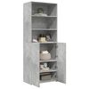 vidaXL Skř&iacute;ň highboard betonově &scaron;ed&aacute; 70x42,5x185 cm kompozitn&iacute; dřevo