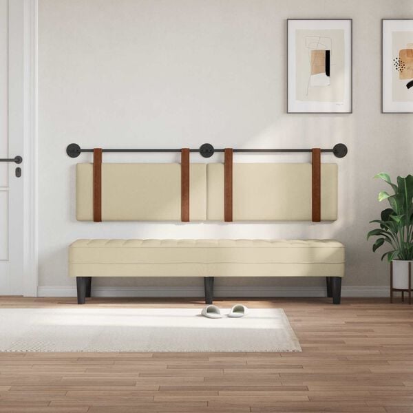 vidaXL Z&aacute;věsn&aacute; čeln&iacute; deska N&aacute;stěnn&yacute; Kr&eacute;mov&aacute; 170 x 55 x 5 cm Antick&yacute; PU