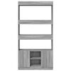 vidaXL Skříň highboard šedá sonoma 92 x 33 x 180 cm kompozitní dřevo