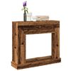 vidaXL Krbová obestavba old wood 100 x 30 x 87,5 cm kompozitní dřevo