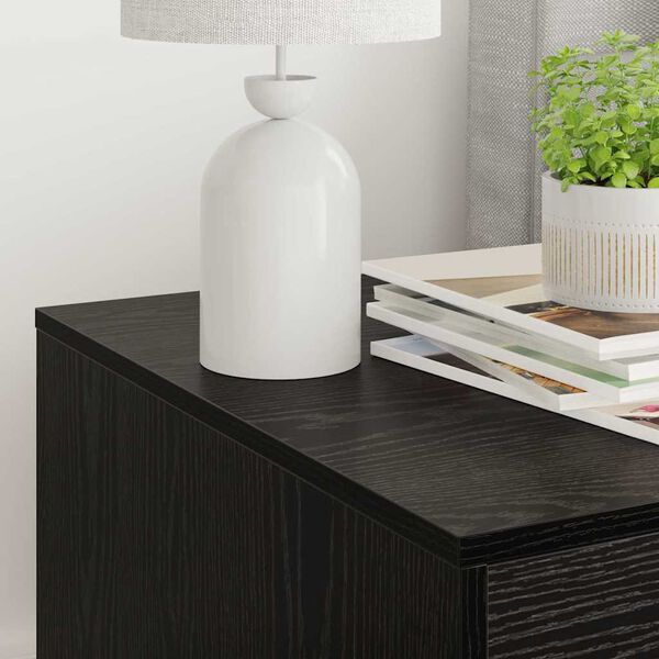 vidaXL Enclosure pro kočič&iacute; z&aacute;chod Čern&yacute; dub 47 x 59 x 42 cm