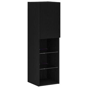 vidaXL Sestava TV skř&iacute;něk 30,5 x 30 x 102 cm Čern&yacute; dub