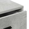 vidaXL Serv&iacute;rovac&iacute; skř&iacute;ň se z&aacute;suvkou Betonov&aacute; &scaron;ed&aacute; 40 x 41 x 75 cm