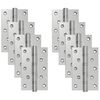 vidaXL Z&aacute;věs 8 ks 130 x 75 x 13 mm Stř&iacute;brn&aacute; Ocel