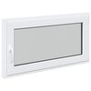 vidaXL Okeno do suter&eacute;nu RISOR 110 x 70 cm PVC a sklo B&iacute;l&aacute;