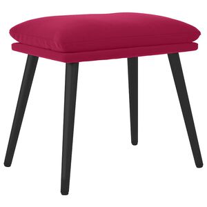 vidaXL Podnožka v&iacute;nov&aacute; 45x29,5x35 cm samet