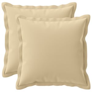 vidaXL Povlak na pol&scaron;t&aacute;ř 2 ks HOUTEN B&eacute;žov&aacute; 30 x 30 cm Polyester