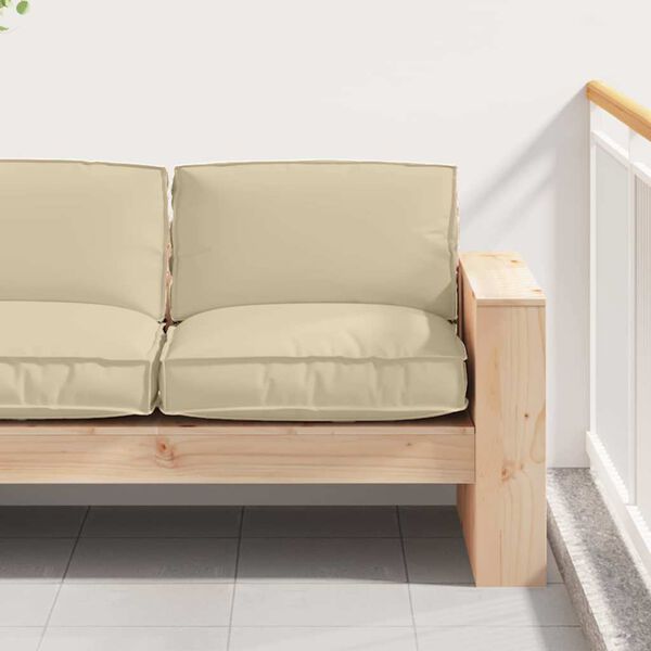 vidaXL Polstr na paletov&eacute; sedadlo B&eacute;žov&aacute; 80 x 80 x 12 cm