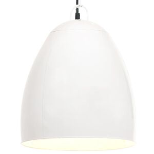 vidaXL Industri&aacute;ln&iacute; z&aacute;věsn&eacute; sv&iacute;tidlo 25 W b&iacute;l&eacute; kulat&eacute; 42 cm E27