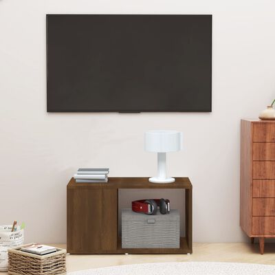 vidaXL TV skříňka hnědý dub 60 x 24 x 32 cm kompozitní dřevo