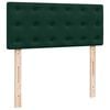 vidaXL Box spring postel s matrac&iacute; tmavě zelen&aacute; 140x190 cm samet