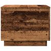 vidaXL Konferenčn&iacute; stolek s LED osvětlen&iacute;m old wood 50 x 50 x 40 cm