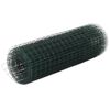 vidaXL Pletivo ke kurn&iacute;ku ocel PVC vrstva 10 x 0,5 m zelen&eacute;