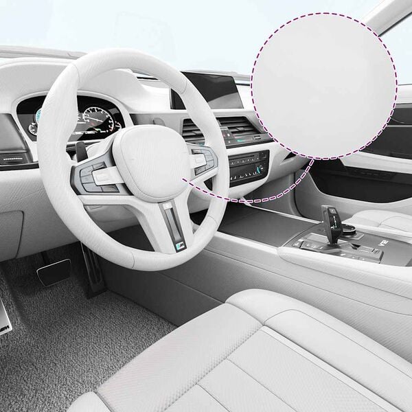 vidaXL F&oacute;lie na auto 4D b&iacute;l&aacute; 100 x 150 cm