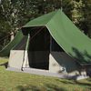 vidaXL Tipi stan se střechou Zelená 364 x 281 x 257 cm taft