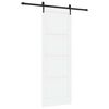 vidaXL Posuvn&eacute; dveře ORKDAL B&iacute;l&aacute; a čern&aacute; 83 x 232 cm