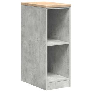 vidaXL Gar&aacute;žov&aacute; skř&iacute;ň Betonově &scaron;ed&aacute; 30x51x85 cm Borovicov&yacute; masiv