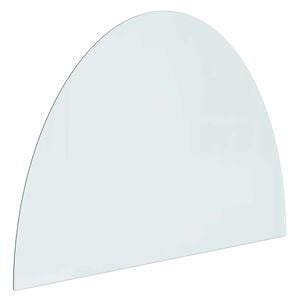 vidaXL Skleněn&aacute; deska k krbu Transparentn&iacute; 800 x 600 mm Sklo