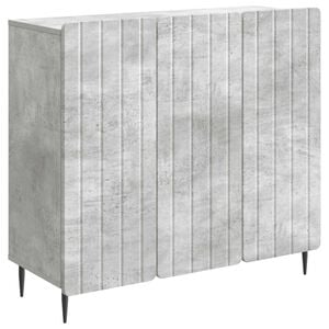vidaXL Serv&iacute;rovac&iacute; skř&iacute;ň Betonově &scaron;ed&aacute; 89 x 34,5 x 82 cm