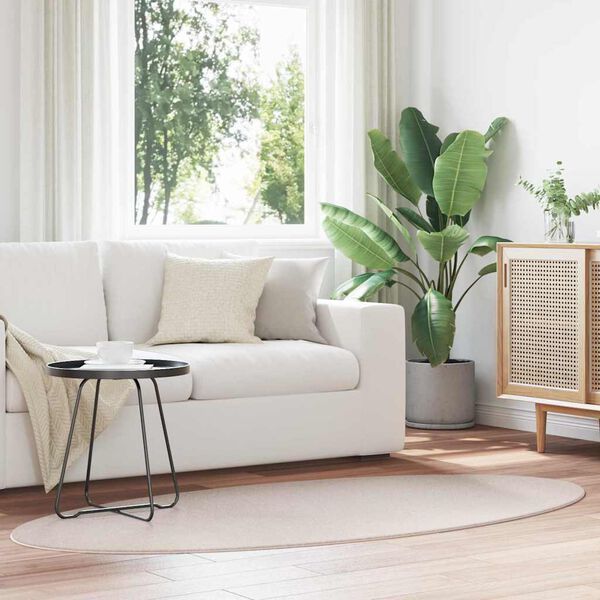 vidaXL Koberec HUARTE Písková 100 x 200 cm Polyester