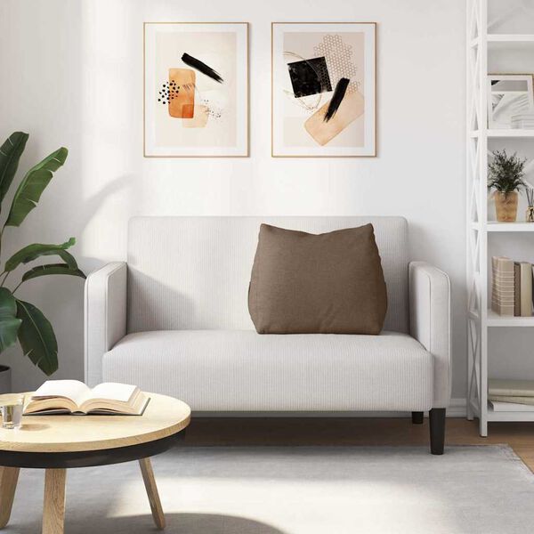 vidaXL Pol&scaron;t&aacute;ř na z&aacute;da Hněd&aacute; 60 x 20 x 50 cm textil