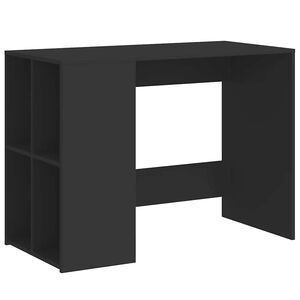 vidaXL Psac&iacute; stůl čern&yacute; 102 x 50 x 75 cm kompozitn&iacute; dřevo