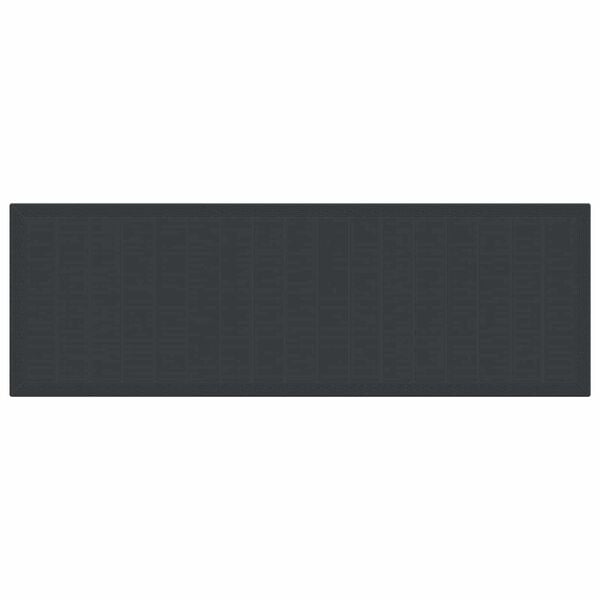 vidaXL Zahradn&iacute; j&iacute;deln&iacute; souprava 11 pcs Antracit Poly ratan