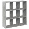 vidaXL Knihovna/děl&iacute;c&iacute; stěna betonově &scaron;ed&aacute; 102x29x103,5 cm kompozit