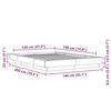 vidaXL R&aacute;m postele hněd&yacute; dub 120 x 190 cm kompozitn&iacute; dřevo