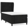 vidaXL Box spring postel s matrac&iacute; čern&aacute; 80 x 200 cm samet
