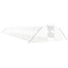 vidaXL Sklen&iacute;k s ocelov&yacute;m r&aacute;mem b&iacute;l&yacute; 88 m&sup2; 22 x 4 x 2 m