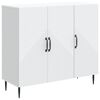 vidaXL Serv&iacute;rovac&iacute; skř&iacute;ň B&iacute;l&aacute; 89 x 34,5 x 80 cm Kompozitn&iacute; dřevo