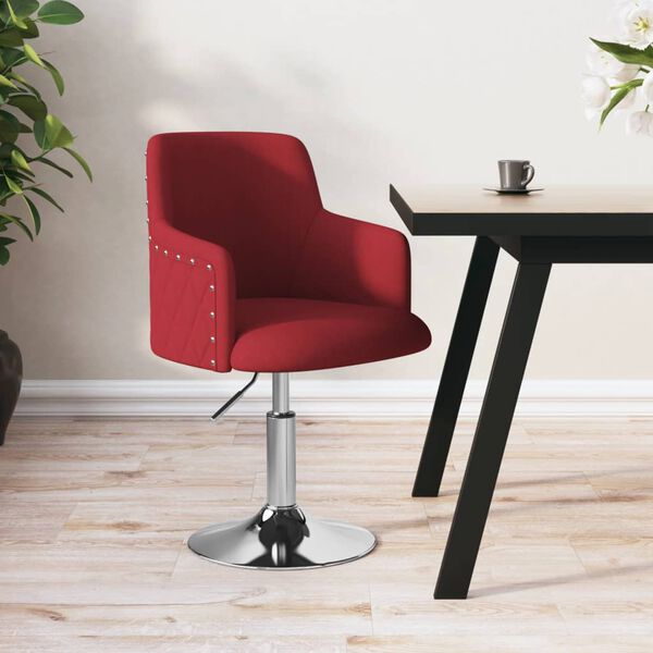 vidaXL Barov&aacute; židle v&iacute;nov&aacute; textil