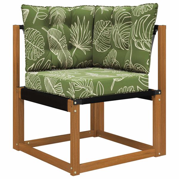 vidaXL Venkovn&iacute; pol&scaron;t&aacute;ř na pohovku 3 pcs Listov&yacute; design Polyester