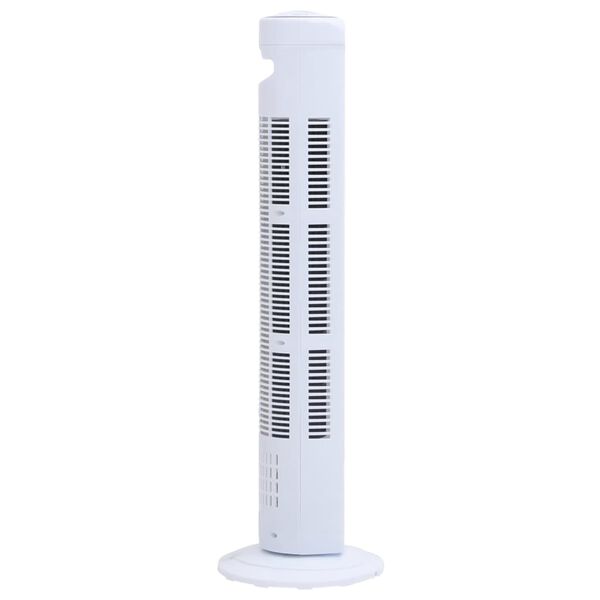vidaXL Věžov&yacute; ventil&aacute;tor &Phi;24 x 80 cm b&iacute;l&yacute;