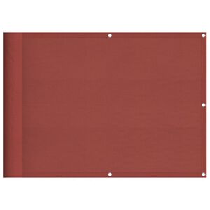 vidaXL Balk&oacute;nov&aacute; z&aacute;stěna terakota 75 x 800 cm 100% polyester oxford