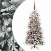 vidaXL Uměl&yacute; Skl&aacute;dac&iacute; V&aacute;nočn&iacute; Strom 120 cm 150 LED Tepl&aacute; b&iacute;l&aacute; PE a PVC