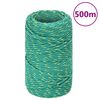 vidaXL Lodn&iacute; lano zelen&eacute; 2 mm 500 m polypropylen