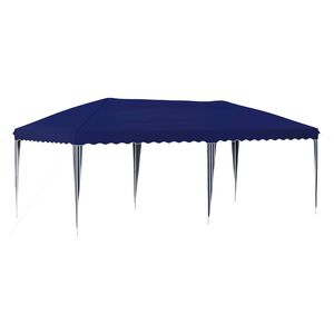 vidaXL P&aacute;rty stan s v&yacute;suvn&yacute;m st&aacute;nkem 575 x 290 x 245 cm Modr&aacute;