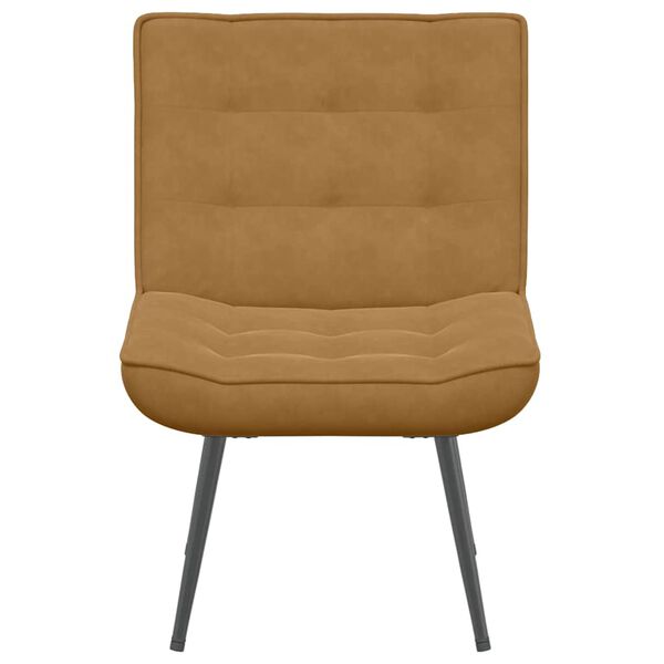 vidaXL Relaxačn&iacute; křeslo hněd&eacute; 64x74x84 cm samet