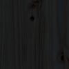 vidaXL V&aacute;lenda čern&aacute; 90 x 190 cm masivn&iacute; borov&eacute; dřevo