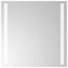 vidaXL Koupelnov&eacute; zrcadlo s LED osvětlen&iacute;m 40x40 cm